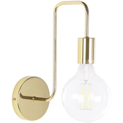 Beliani - Applique da Parete Minimalista Glam Metallo Oro Finitura Opaca Savena