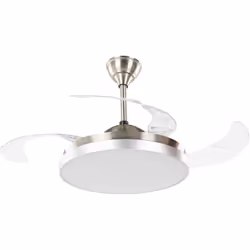 Ventilatore da soffitto con lampada e 3 pale. Porta stile e funzionalità in casa con questo versatile ventilatore da soffitto ...