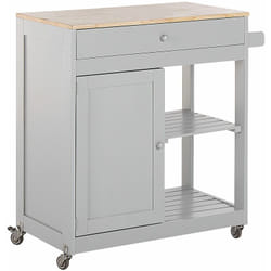 Carrello da cucina grigio Trapani