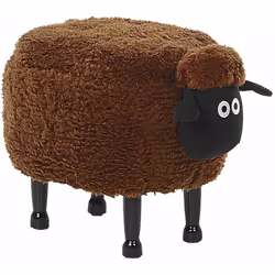 Pouf per bambini a forma di pecorella. Questo poggiapiedi dal design moderno si abbina bene in qualsiasi stanza per bambini o ...