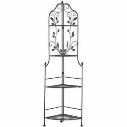 Armadio da giardino versatile con tetto in acciaio. Porta stile e funzionalità in bagno, in balcone o in giardino con questo  ...