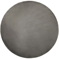 Beliani - Moderno Tappeto Artigianale in Viscosa Grigio Scuro Rotondo 140 cm Gesi ii