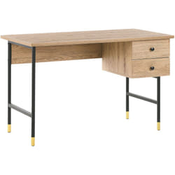 Scrivania da ufficio 120 x 60 cm in legno chiaro Abilen