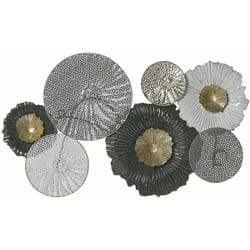 Decorazione parete nero e argento ZIRCONIUM