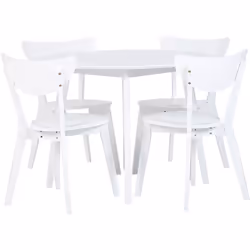 Set sedie da cucina stile Scandinavo. Lo stile semplice di questo set da pranzo lo rende adatto a qualsiasi spazio moderno, c ...