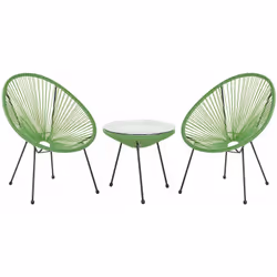 Set moderno in 3 pezzi da balcone. Questo prezioso set bistrot, è senza dubbio la scelta perfetta. Caratterizzato da sedute a ...