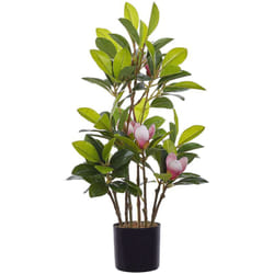 Beliani - Pianta Artificiale in Plastica per Uso Interno 70 cm Magnolia