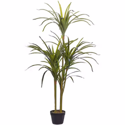 Finta dracaena decorativa. Crea una micro giungla nella tua zona giorno e riposati tra le foglie verdi. Questa dracaena artif ...