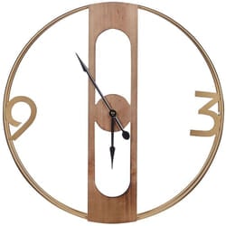 Beliani - Orologio da Parete Moderno in mdf Effetto Legno ø 50 cm Mulhouse
