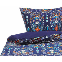 Set Copripiumino e Federa Blu Motivo Floreale 155 x 220 cm Madrona