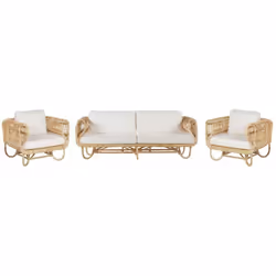 Set da giardino in rattan naturale. Introduci materiali naturali nel tuo spazio abitativo e approfitta della loro versatilità ...