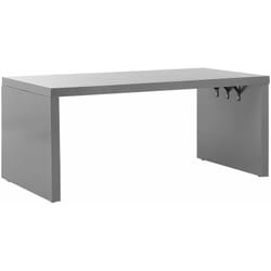 Tavolo da Pranzo in Cemento Grigio Stile Industriale 180 x 90 cm Taranto