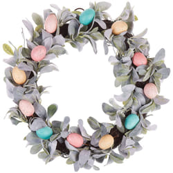 Ghirlanda Decorativa Artificiale con Fiori ø 50 cm Multicolore Lajares