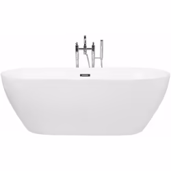 Vasca moderna in acrilico bianco. Apri le porte al glam, con questa splendida vasca da bagno dal design contemporaneo. Realiz ...