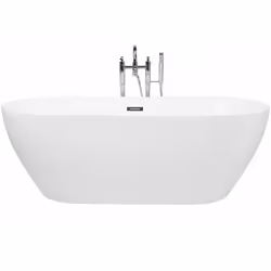 Vasca moderna in acrilico bianco. Apri le porte al glam, con questa splendida vasca da bagno dal design contemporaneo. Realiz ...