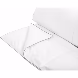 Morbido piumino bianco in cotone, 17 TOG. Dona comfort alla tua camera da letto con questo piumino. È realizzato in cotone gi ...