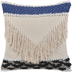 Beliani - Cuscino decorativo in cotone con Frange 45 x 45 cm beige Sofca