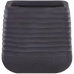 Moderno vaso da fiori quadrato. Vaso per piante grande e accattivante, perfetto per una terrazza o un patio spaziosi. Realizz ...