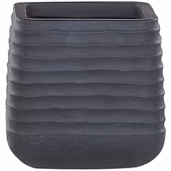 Moderno vaso da fiori quadrato. Vaso per piante grande e accattivante, perfetto per una terrazza o un patio spaziosi. Realizz ...