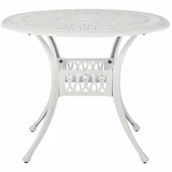 Elegante tavolo da giardino vintage ø 90 cm. Rinnova il giardino o il balcone con questo tavolo da esterno. Realizzato in dur ...