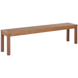 Beliani - Panchina da Giardino Rustica in Solido Legno di Eucalipto Naturale 170 cm Monsano