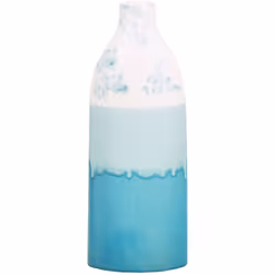 Prezioso vaso decorativo a forma di bottiglia. Decora il tuo soggiorno con questo vaso decorativo in gres porcellanato. Il mo ...