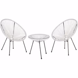 Set bistrot moderno in 3 pezzi. Questo prezioso set bistrot, è senza dubbio la scelta perfetta. Caratterizzato da sedute ampi ...