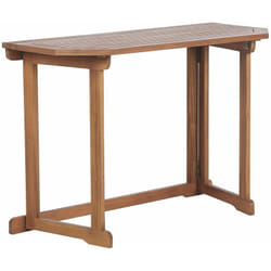Balcone Tavolo pieghevole Piano regolabile 110 x 47 cm Terrazza legno di acacia Treia