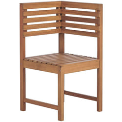 Mobili da balcone modulari 1 posto Sezione Angolare Legno di Acacia Sedia Treia