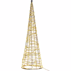 Decorazione natalizia illuminata per interni ed esterni. Questo albero di Natale, dotato di luci a LED, è una decorazione acc ...