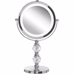 Specchio da tavolo make up con luci LED. Ideale per la camera da letto come per il bagno, questo meraviglioso specchio ingran ...