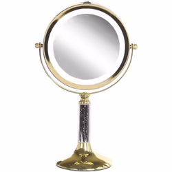 Specchio da tavolo make up con luci LED. Ideale per la camera da letto come per il bagno, questo meraviglioso specchio ingran ...