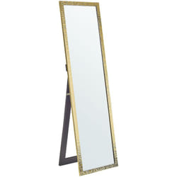 Beliani - Specchio da terra con cornice oro 40 x 140 cm Brecey