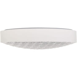 Plafoniera Moderna Illuminazione Integrata Luci led Forma Rotonda Metallo Bianco Arli