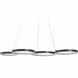 Lampada a sospensione con luce LED integrata. Questo lampadario combina perfettamente la semplicità dello stile minimalista e ...