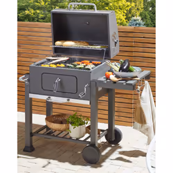 Beliani PAVLOF Grill Caminetto Carbone (combustibile) Nero