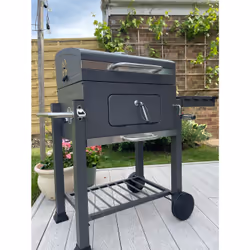 Beliani PAVLOF Grill Caminetto Carbone (combustibile) Nero