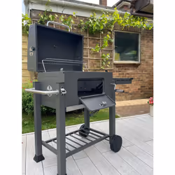 Beliani PAVLOF Grill Caminetto Carbone (combustibile) Nero - Vista aggiuntiva 4