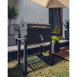 Beliani PAVLOF Grill Caminetto Carbone (combustibile) Nero - Vista aggiuntiva 8