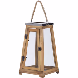 Bella e decorativa lanterna di legno. Cerchi una soluzione che sia al tempo stesso funzionale e alla moda? Questa lanterna po ...
