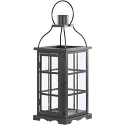 Beliani - Lanterna decorativa moderna in ferro, lampada portacandela 52 cm nero Clara