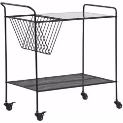 Pratico e decorativo carrello portavivande. Tieni tutto ciò che ti serve sempre a portata di mano con questo pratico carrello ...