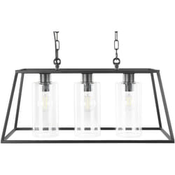 Lampadario moderno a sospensione a 3 fuochi lampada soffitto illuminazione nero Muger