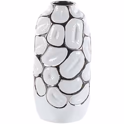 Vaso dal design moderno. Questo splendido vaso da fiori in gres porcellanato è una vera gemma. Grazie al suo motivo decorativ ...