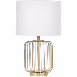 Lampada da tavolo in metallo. Questa versatile lampada porterà eleganza e classe a ogni stanza. Ideale come abat-jour o lampa ...