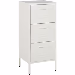 Moderna cassettiera in acciaio laminato con 3 cassetti. Bella e versatile, questa cassettiera presenta una solida struttura i ...