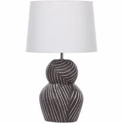 Preziosa abat-jour in stile classico. Apri le porte all'eleganza con questa bellissima e versatile lampada. La base in solida ...