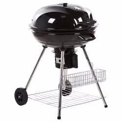 Beliani MARAPI, Grill, Carbone (combustibile), Esterno, Kettle, Griglia, Nero