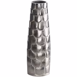 Vaso decorativo in alluminio. Bello e funzionale, ideale per interni in stile moderno, questo vaso in metallo può essere util ...