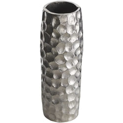 Beliani - Vaso di fiori decorativo moderno fatto a mano in alluminio Calakmul